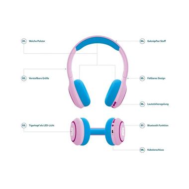 Tigermedia Tigerbuddies Kopfhörer pink