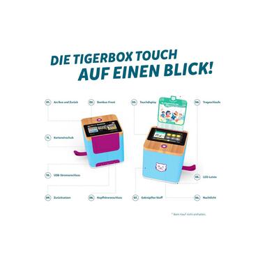 Tigermedia Tigerbox Touch Plus Swiss Edition Hellblau