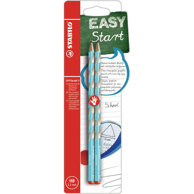 STABILO Matita EASYgraph S HB B-53113-10 blu, R 2 pezzi