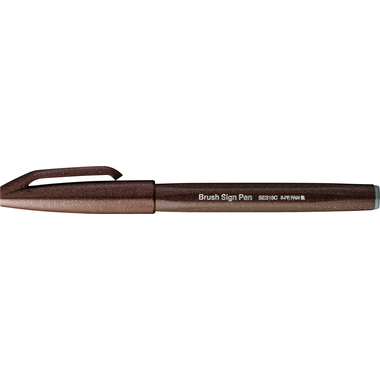 PENTEL Brush Sign Pen SES15C-E3X Marrone scuro