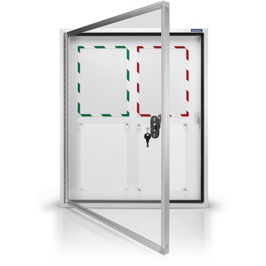 MAGNETOPLAN Vetrina CC 650x780x65mm 1214000 Outdoor, magnetico 4x A4