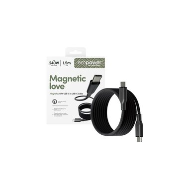 emPower by PanzerGlass USB 2.0-Kabel Magnetisch 240 W USB-C - USB-C 1.5 m