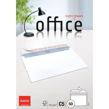 ELCO Couvert Office o/Fenster C5 74491.12 100g, weiss 50 Stück