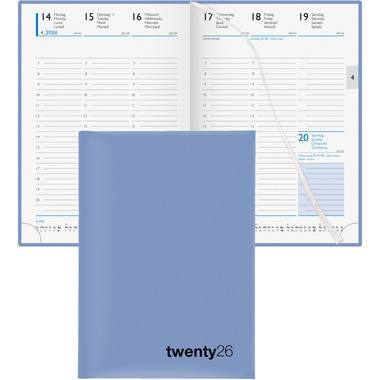 BIELLA Agenda Colorful 7 2026 809707050026U 1S/2P blu ML 14.5x20.5cm