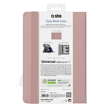 Custodia a libro stand universale per tablet fino a 11" | SBS