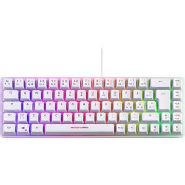 DELTACO Clavier de gaming GAM-158-W RGB Blanc