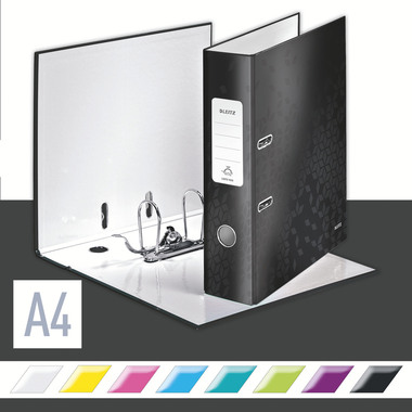 LEITZ Raccoglitore WOW 8cm 1005-00-95 nero A4
