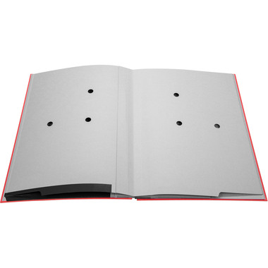 BIELLA Unterschriftenmappe A4 34141045U rot 10-teilig