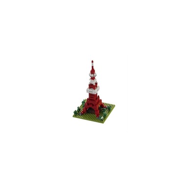 BRIXIES building block model Tokyo Tower made of 220 building blocks