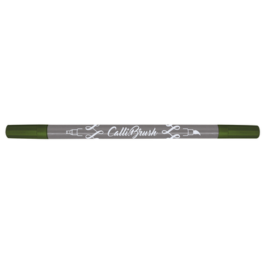 ONLINE Callibrush Pen Double Tip 2mm 19071/6 Olive