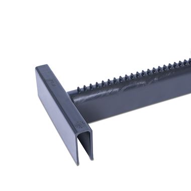 Tringle à vêtements en plastique noir pour penderie grande & petite 600mm