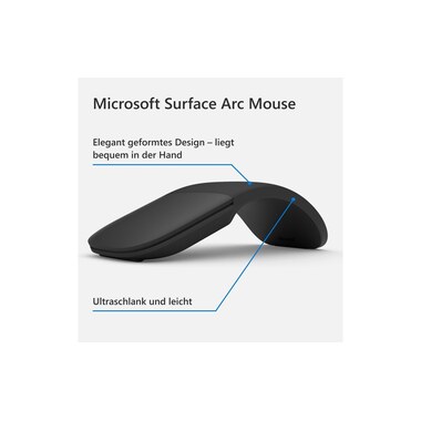 Microsoft Surface Arc Mouse schwarz