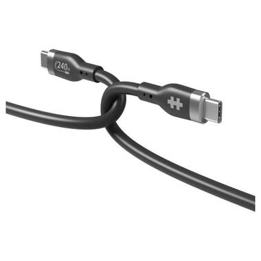 HYPER Câble USB 2.0 Câble en silicone 240W USB-C - USB-C 1 m