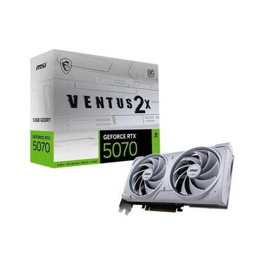 Scheda grafica MSI GeForce RTX 5070 VENTUS 2X OC Bianco 12 GB
