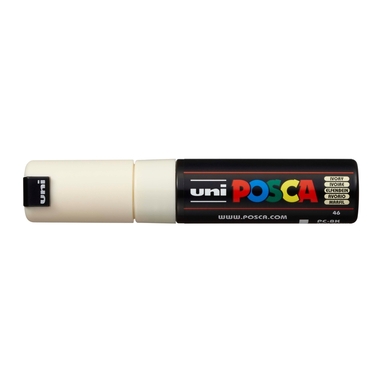 POSCA Marker 8mm PC-8K IVORY elfenbein, Keilspitze