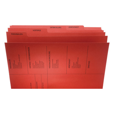 PAGNA Dossier personel 5-teilig 44105-01 rouge