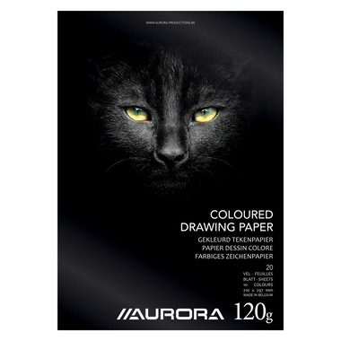 AURORA Zeichenblock A4 BL47 color, 120g 20 Blatt