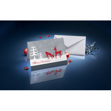 SIGEL Cartes Noël DS256 Red Deer 25 pcs.