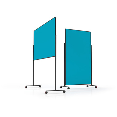 MAGNETOPLAN Design-Moderatorentafel VP 1181204 türkis, Filz 1000x1800mm