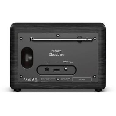 Pure DAB+ Radio Classic H4i Schwarz/Esche Schwarz