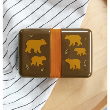 ALLC Lunchbox Orso SBBEBR48 marrone 18x6x12cm
