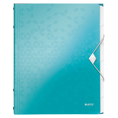 LEITZ Ordnungsmappe WOW PP A4 46330051 blau 6-teilig