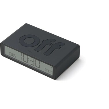 Lexon Sveglia Digitale Flip Classic Grigio Scuro