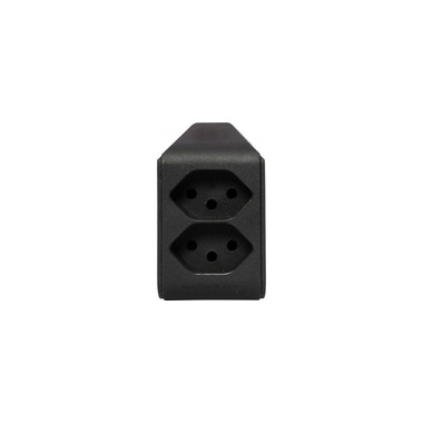 Brennenstuhl Fiche de branchement 2 x T13, pivotant à 300°, noir