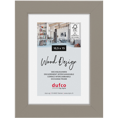 DUFCO Holz-Bilderrahmen 10.5x15cm 1610.80660 Toronto grau