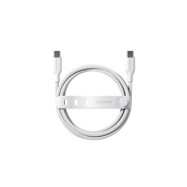 emPower by PanzerGlass USB 2.0-Kabel Racing 240 W Silber Weiss USB-C - USB-C 2 m