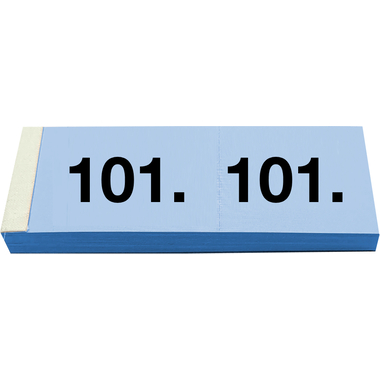 SIMPLEX Garderobenblock 101-200 13082 blau 100 Blatt