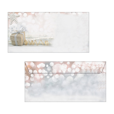 SIGEL Busta Natale 11x22cm DU135 90g 50 pezzi