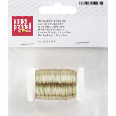KNORR PRANDELL Messingdraht 80mx0,30mm 6464742 Spule