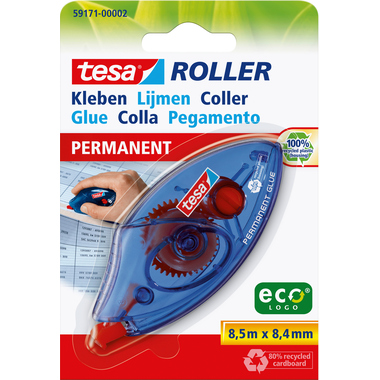 TESA Einweg-Kleberoller 591710000 8,4mmx8,5m permanent