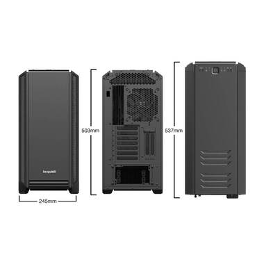 be quiet! Case per PC Silent Base 601 Nero Finestra