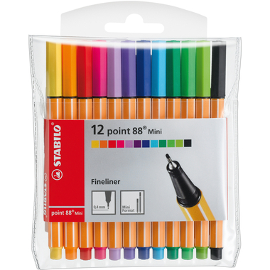 STABILO Point 88 Mini 0,4mm 688/12-1 12er Etui