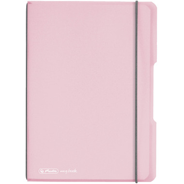 HERLITZ my.book flex A5 11408622 Rosé 40 Bl.kariert