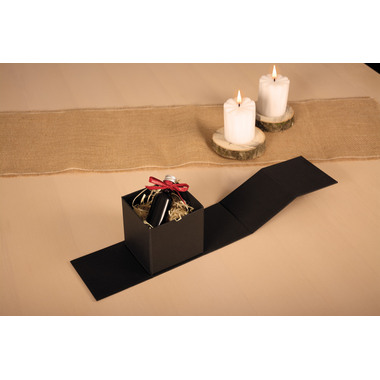 ELCO Box magnetico cubo 82112.11 nero, 10x10x10cm 5 pezzi
