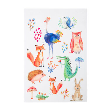 I AM CREATIVE Rub on Sticker 12x17.7cm 4010.64 Zoo