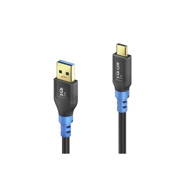 PureLink FlexInstall USB 3.0 Cable Premium USB-C - USB-A 0.5 m, 60 pcs