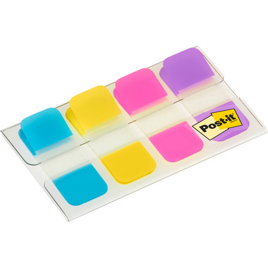 POST-IT Index Strong schmal 16x38mm 676-AYPV 4-farbig 4x10 Stück