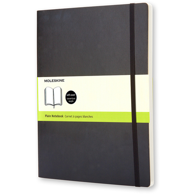 MOLESKINE Carnet Classic SC XL 883707261 noir, blanc 192 feuil.