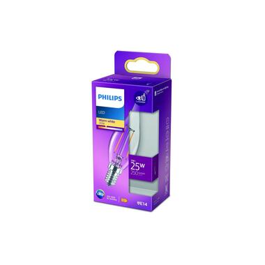 Philips Lampe LEDcla 25W E14 BA35 WW CL ND Blanc chaud (WW)
