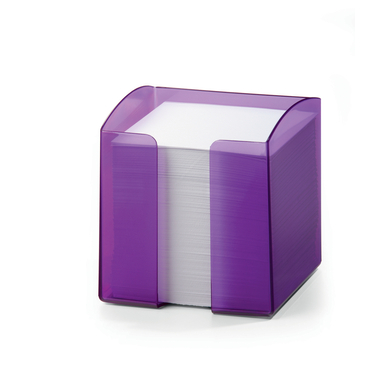 DURABLE Zettelbox Trend 10x10cm 1701682992 violett transp.