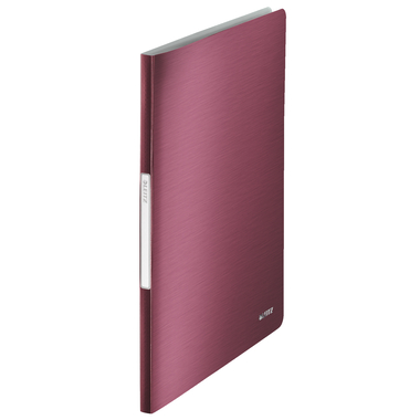 LEITZ Sichtbuch Style PP A4 39590028 granat rot 40 Taschen