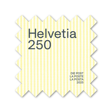 Timbre «Upcycling – De la tenue postale au timbre-poste» Timbre isolé de CHF 2.50, autocollant, non oblitéré