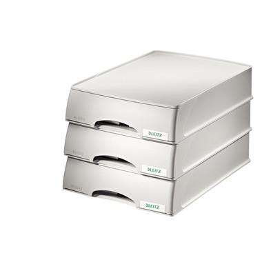 LEITZ Tiroir à courrier Plus A4 52100085 gris