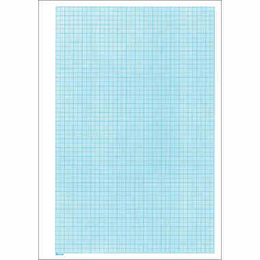 FAVORIT Milimeterpapier Block A4 1776a weiss, 1mm, 80g/m2 100 Blatt