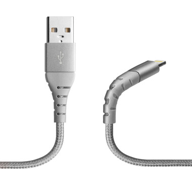 USB anti-tangle cable - Metal Lightning connector