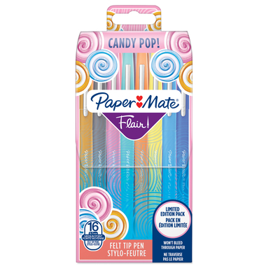 PAPERMATE Stylo fibre Flair 0.7mm 2061395 Candy Pop 16 pcs.